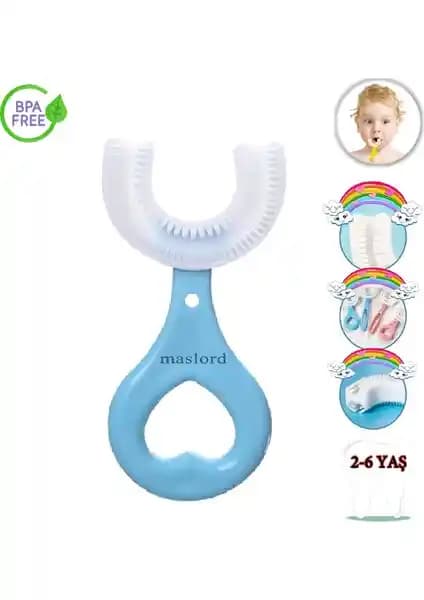 Mas Lord U Tipi Yeni Nesil Çocuk Diş Fırçası Karşılaştırması Mavi Kalp ve Sarı Araba Modelleri