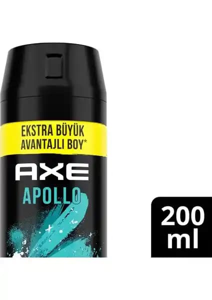 Axe Apollo Erkek Sprey Deodorant: Güçlü ve Kalıcı Ferahlık Sağlayan Modern Seçenek