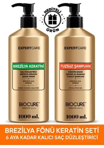Biocure Saç Düzleştirici Keratin Bakımı ve Brezilya Fönü Seti ile Saçlarınızda Yenilikçi Güzellik