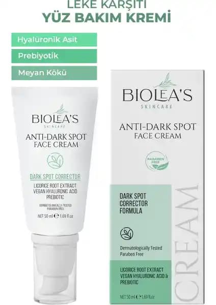 Biolea Leke Karşıtı ve Aydınlatıcı Yüz Bakım Kremi: Doğal İçeriklerle Cilt Yenileme