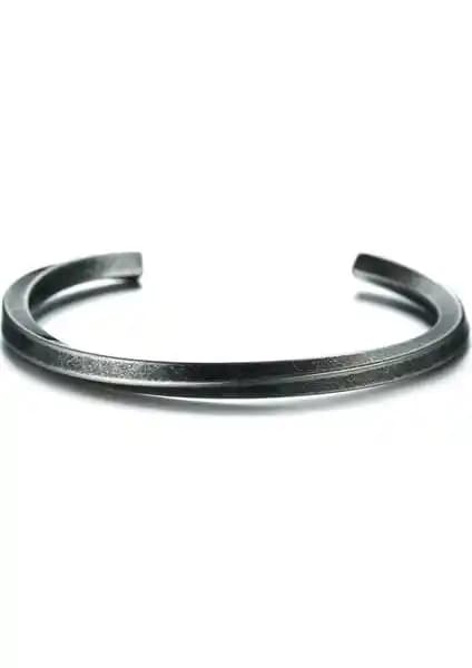 Chavin Retro Kelepçe Çelik Erkek Bileklik: Şıklık ve Dayanıklılığı Bir Arada Sunar