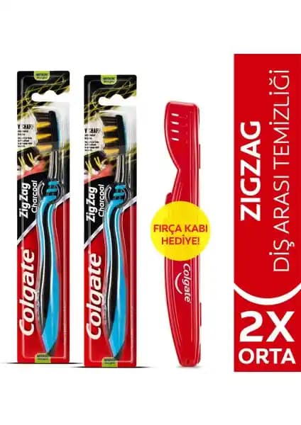 Colgate ZigZag Charcoal Orta Diş Fırçası ile Etkili ve Hijyenik Diş Arası Temizliği