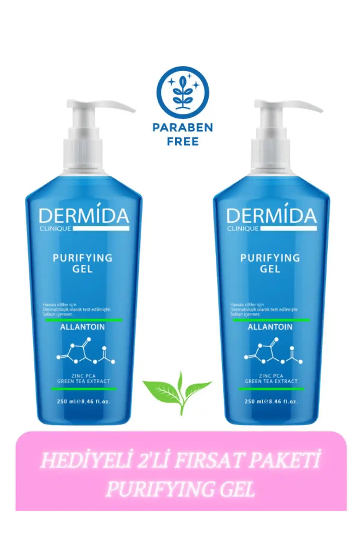 Dermida 2'li Yüz Yıkama Jeli: Hassas Ciltler İçin Etkili Temizlik ve Nem Desteği