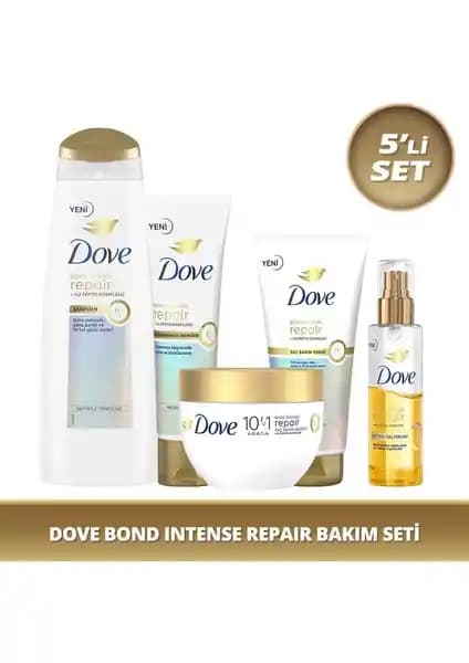 Dove Bond Intense Repair Saç Bakım Seti Yıpranmış Saçlar İçin Güçlendirici ve Onarıcı Sistem