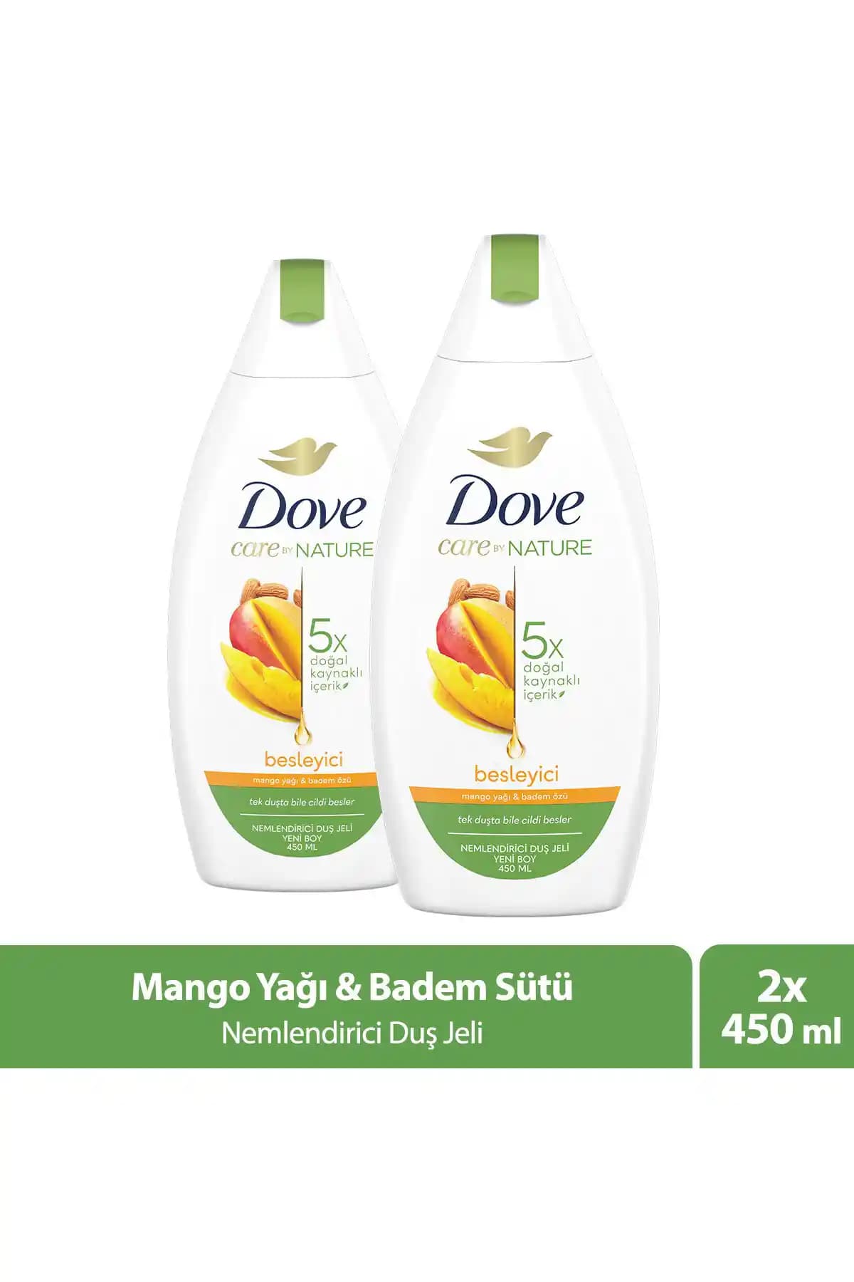 Dove Nemlendirici Duş Jeli Mango Yağı ve Badem Özü ile Cilt Bakımında Fark Yaratın