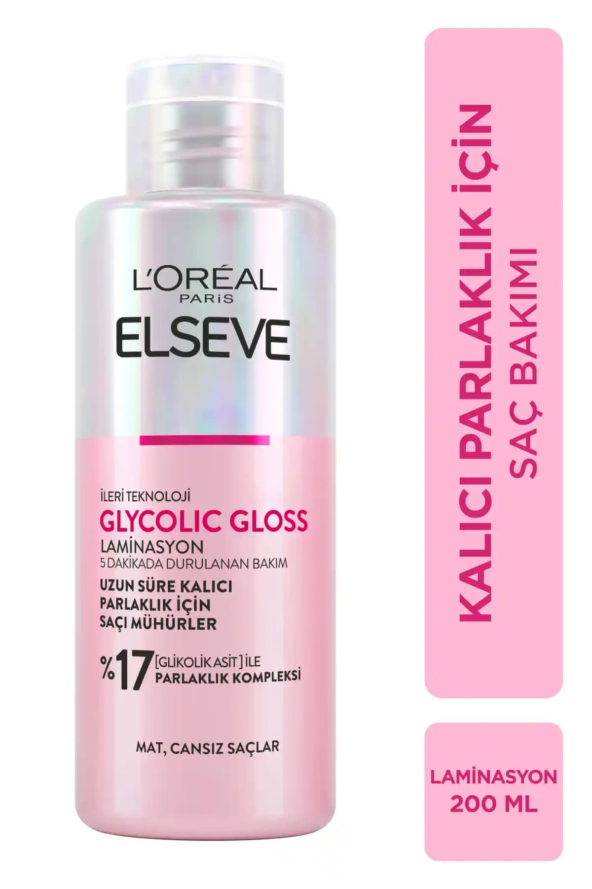 Elseve Glycolic Gloss Saç Parlaklığı ve Yumuşaklık Sağlayan Laminasyon Ürünü İncelemesi