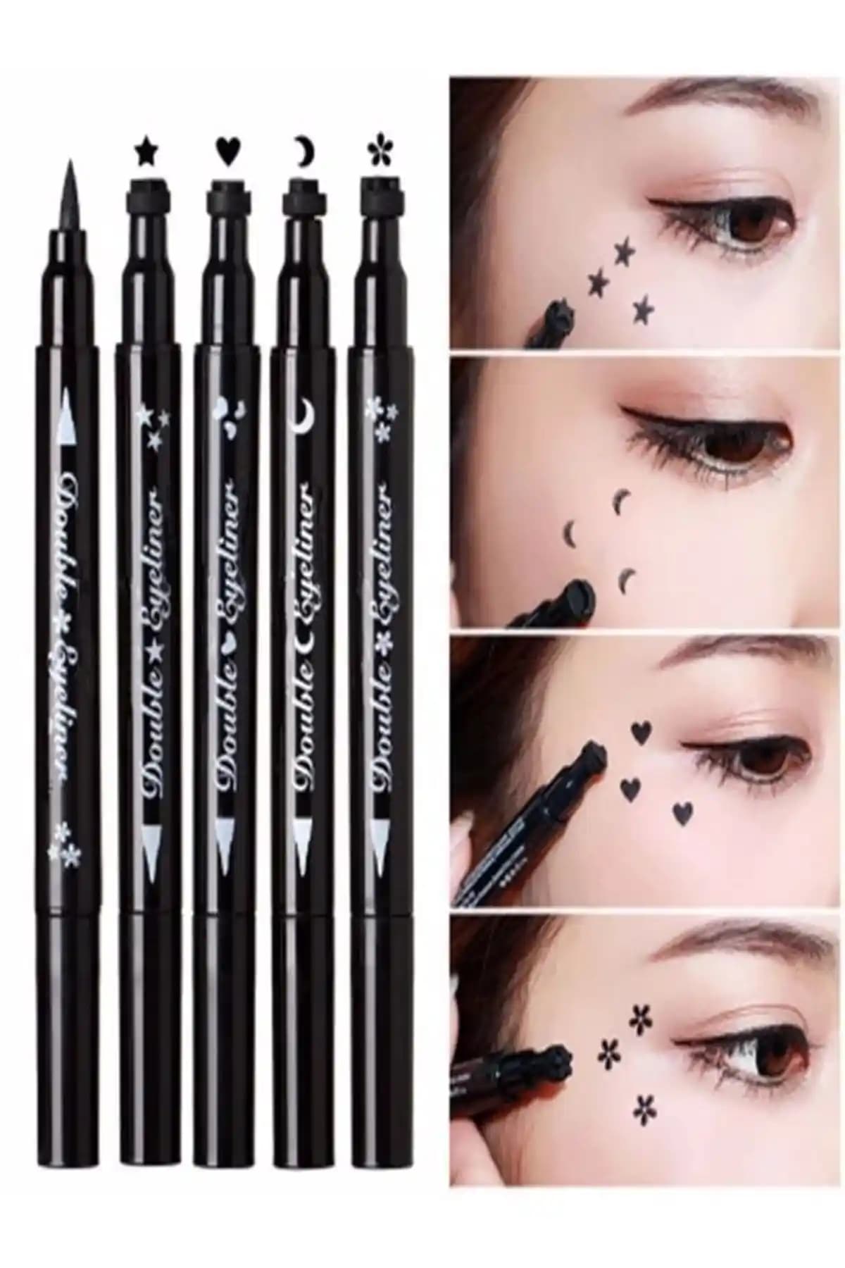 HaLVeY Çok Renkli Çift Taraflı Desenli Kalem Eyeliner İncelemesi ve Kullanım Özellikleri