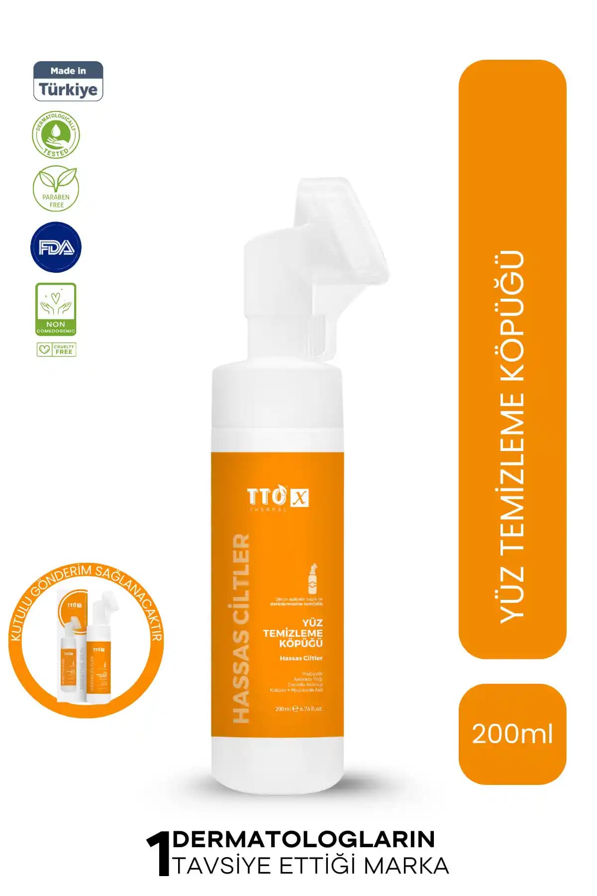 Hassas Ciltler İçin Çay Ağacı İçeren Aplikatörlü Yüz Köpüğü Ürün Tanıtımı ve Özellikleri