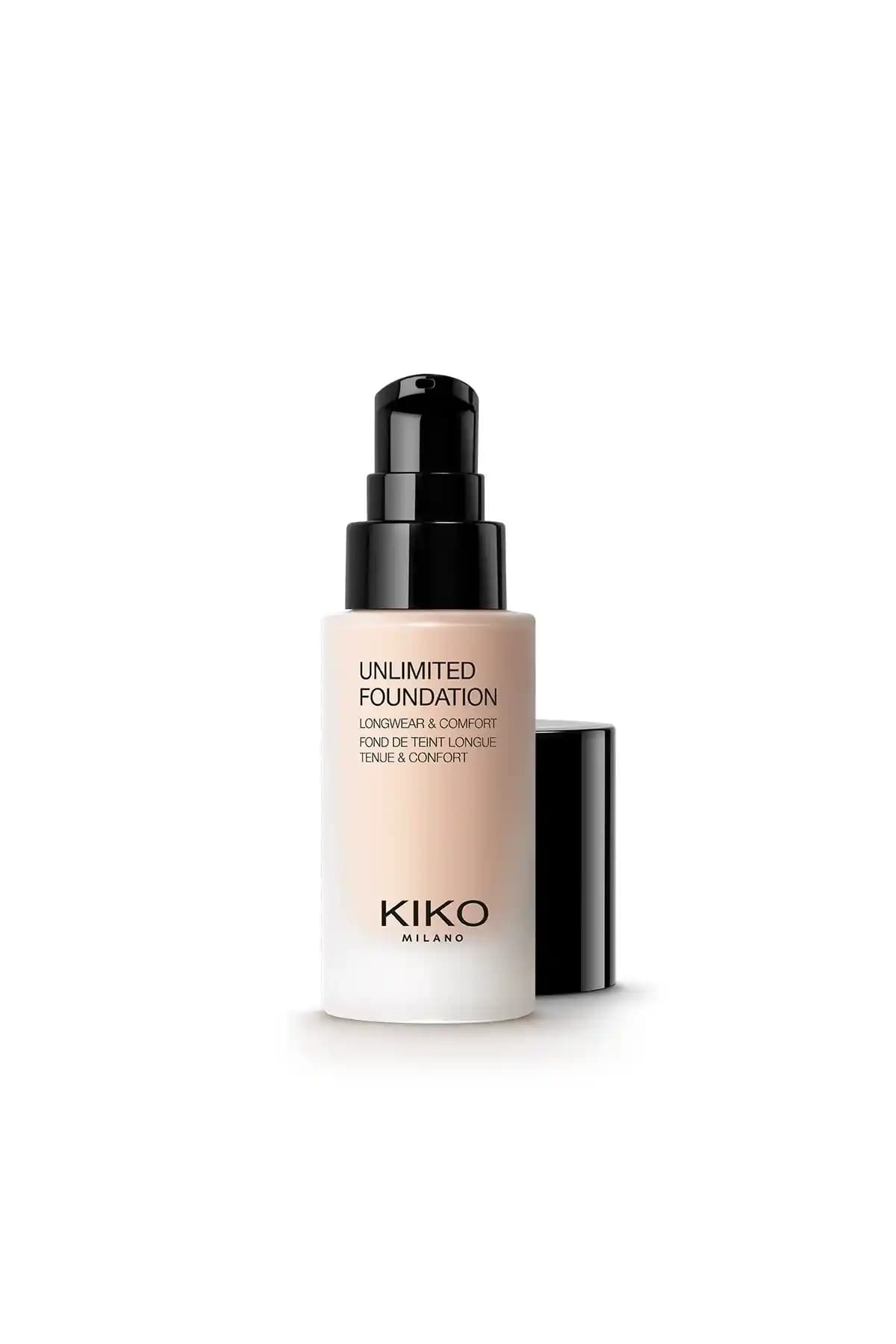 KIKO Unlimited Foundation 01 Rose: Hafif, Kalıcı ve Doğal Mat Görünüm Sağlayan Likit Fondöten