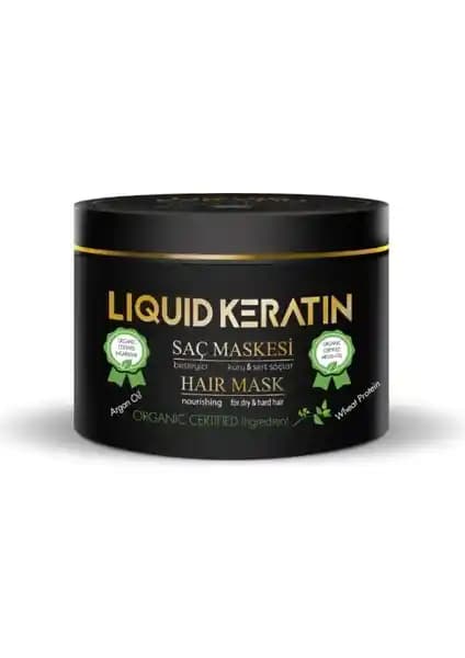 Liquid Keratin Saç Maskesi Yıpranmış ve Kuru Saçlar İçin Derinlemesine Onarıcı Bakım Ürünü