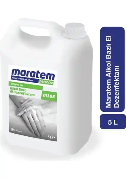Maratem M105 Alkol Bazlı El Dezenfektanı: Yüksek Etki ve Çevre Dostu Hijyen Çözümü