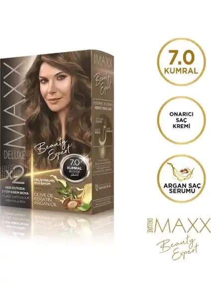 Maxx Deluxe BEAUTY EXPERT 7.0 Kumral Set Boya: Saç Renk Değişimi ve Bakım Özellikleri