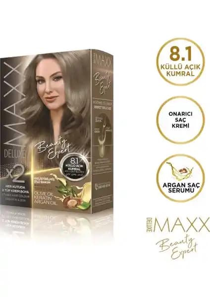 Maxx Deluxe BEAUTY EXPERT 8.1 Küllü Açık Kumral Set Boya Özellikleri ve Kullanıcı Yorumları