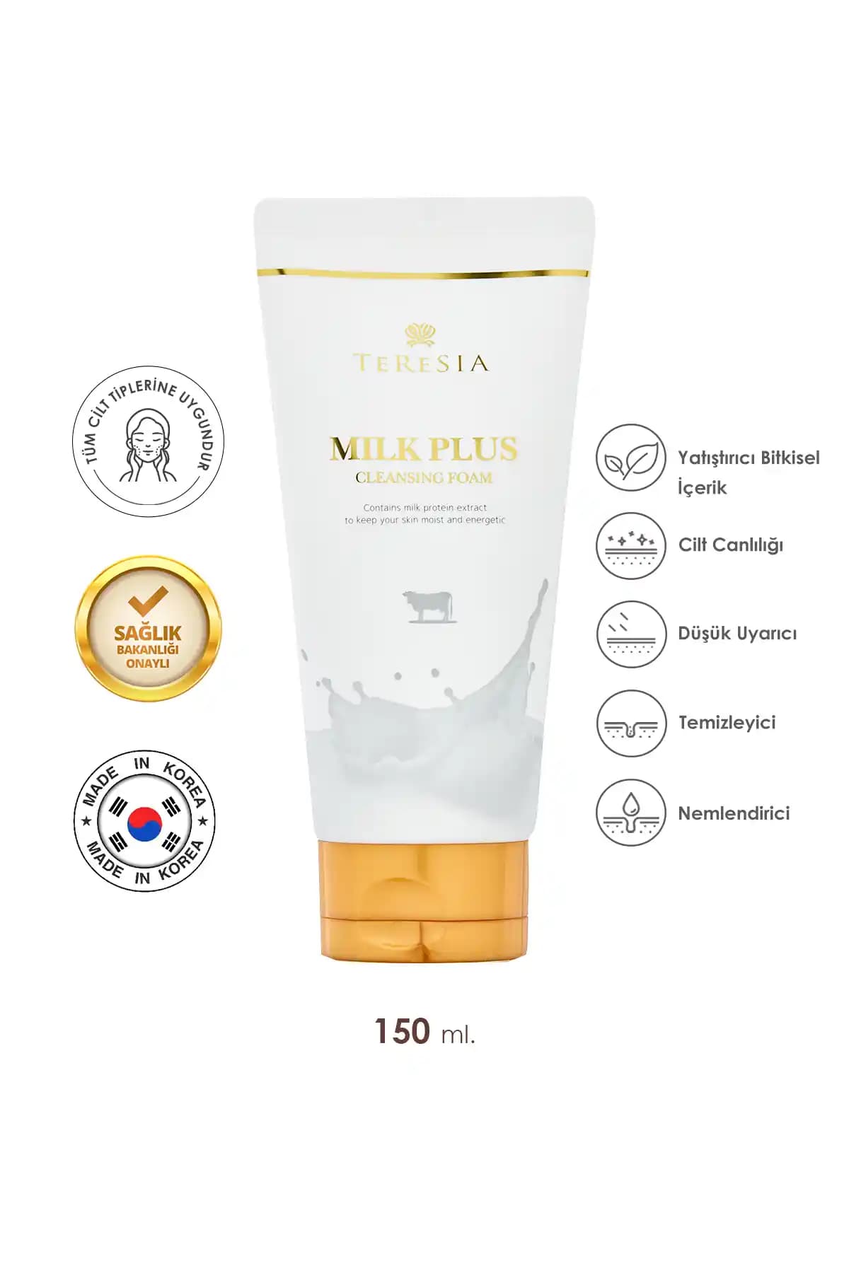 MBL Teresia Süt Proteini İçerikli Temizleme Köpüğü Cilt Temizliği ve Canlandırma