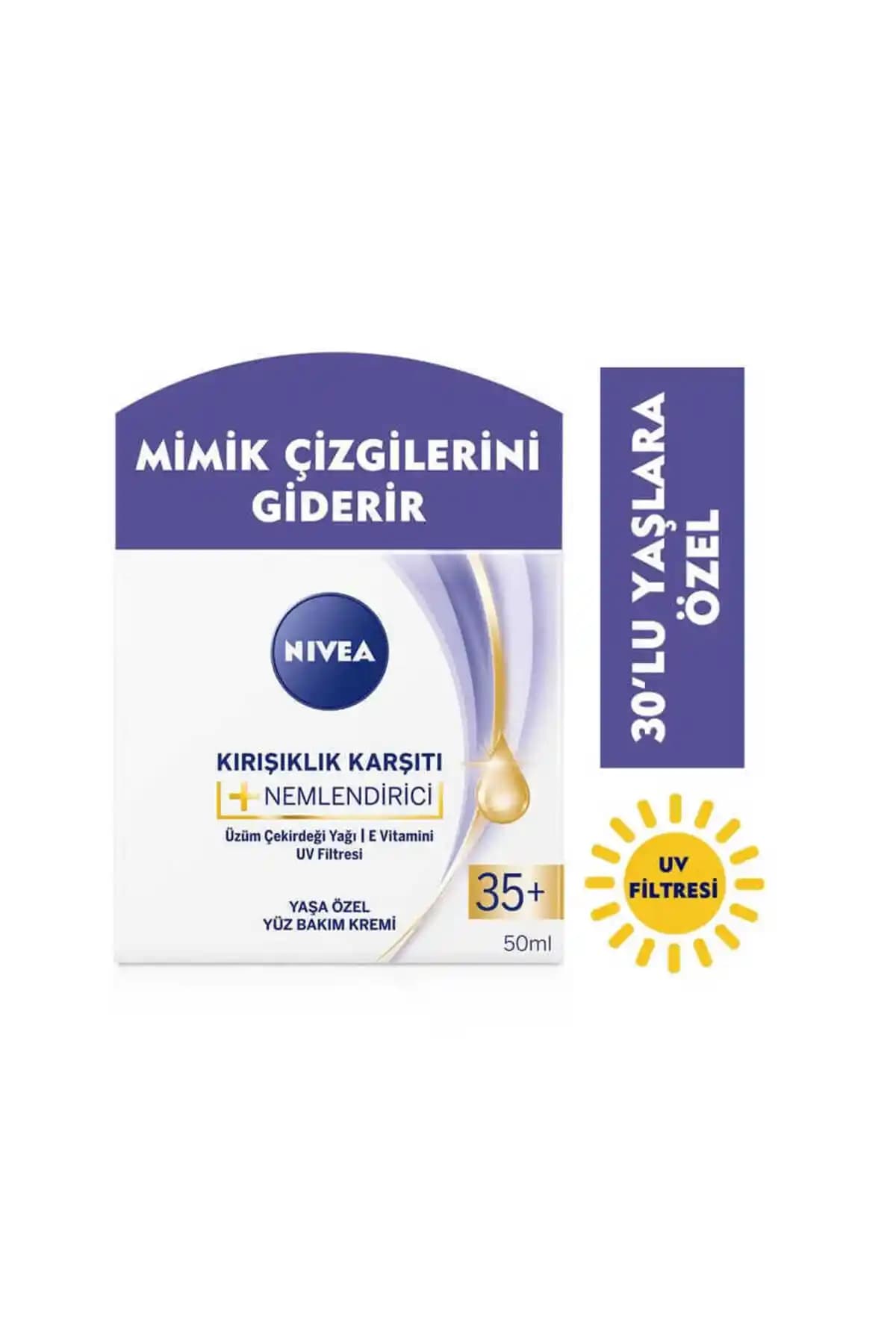 NIVEA 35+ Yaşa Özel Kırışıklık Karşıtı Nemlendirici Yüz Kremi Ürün İncelemesi ve Faydaları