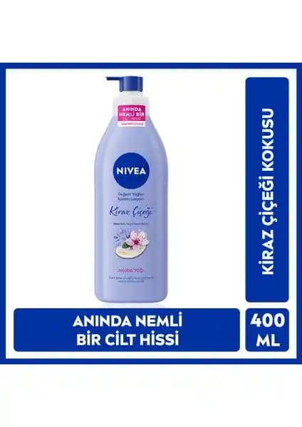 Nivea Kiraz Çiçeği İçeren Nemlendirici Vücut Losyonu: Yoğun Nem ve Ferah Koku