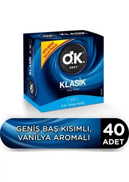 Okey Klasik 40'lı Prezervatif Avantaj Paketi İncelemesi ve Kullanıcı Yorumları