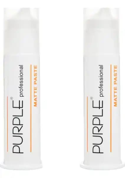 Purple Mat Wax 2'li Matte Paste ile Doğal ve Mat Saç Şekillendirme Çözümü