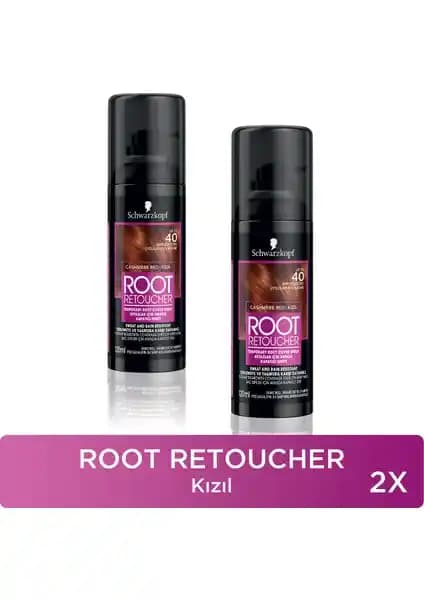Root Retoucher Beyazları Anında Kapatan Sprey Boya 120 ml x 2 Adet, Hızlı ve Doğal Kapatıcı
