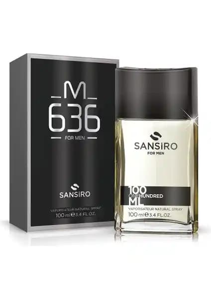 Sansiro M-636 Erkek Parfümü Odunsu ve Baharatlı Koku Profiline Sahip 100ml EDP Ürünü
