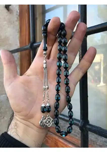 Sultan Telkari Sürmeli Model Mavi Ton Kehribar Tesbih Detaylı İnceleme ve Özellikleri