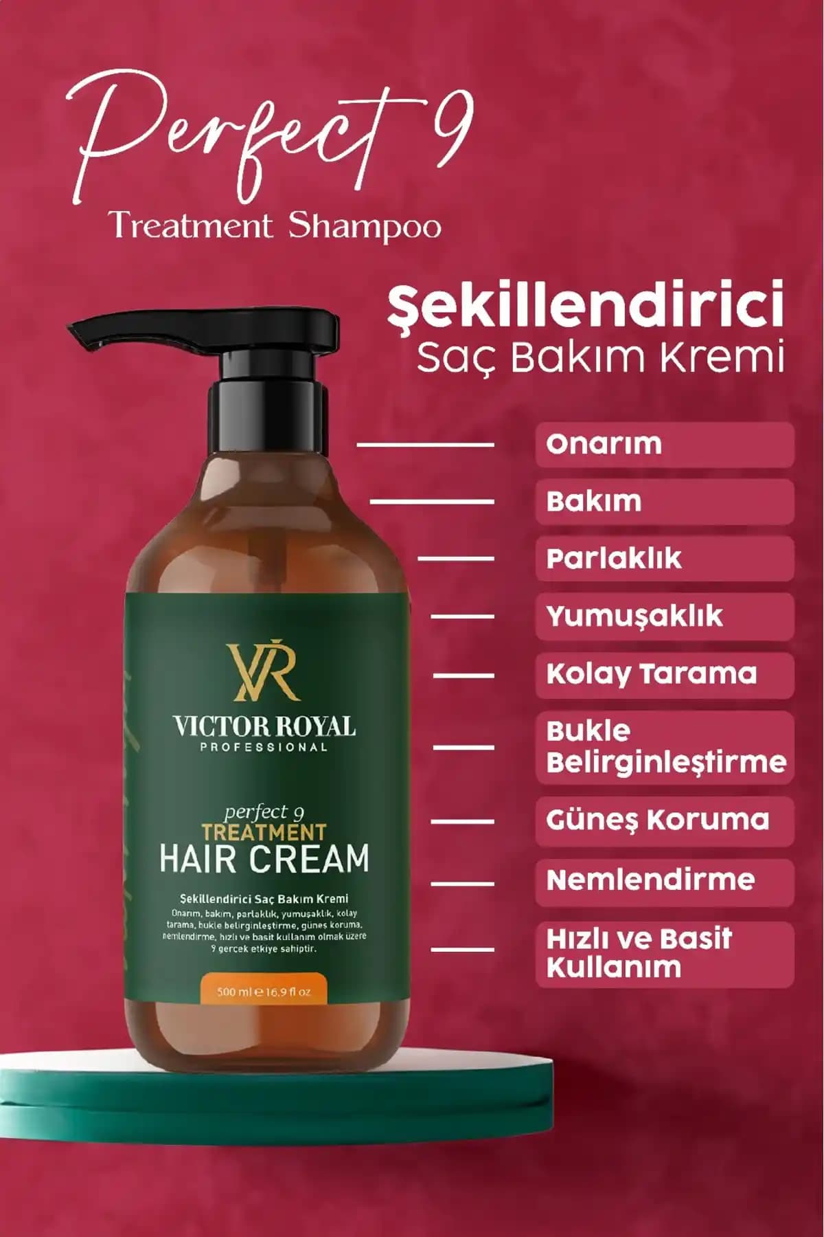 Victor Royal Bukle Belirginleştirici Saç Kremi: Doğal ve Güçlü Bukleler İçin Etkili Çözüm