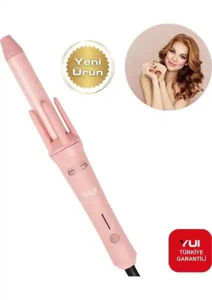 Yui KB302 Otomatik Saç Şekillendirici Maşa Pembe Renkli Hızlı ve Güvenli Kullanım