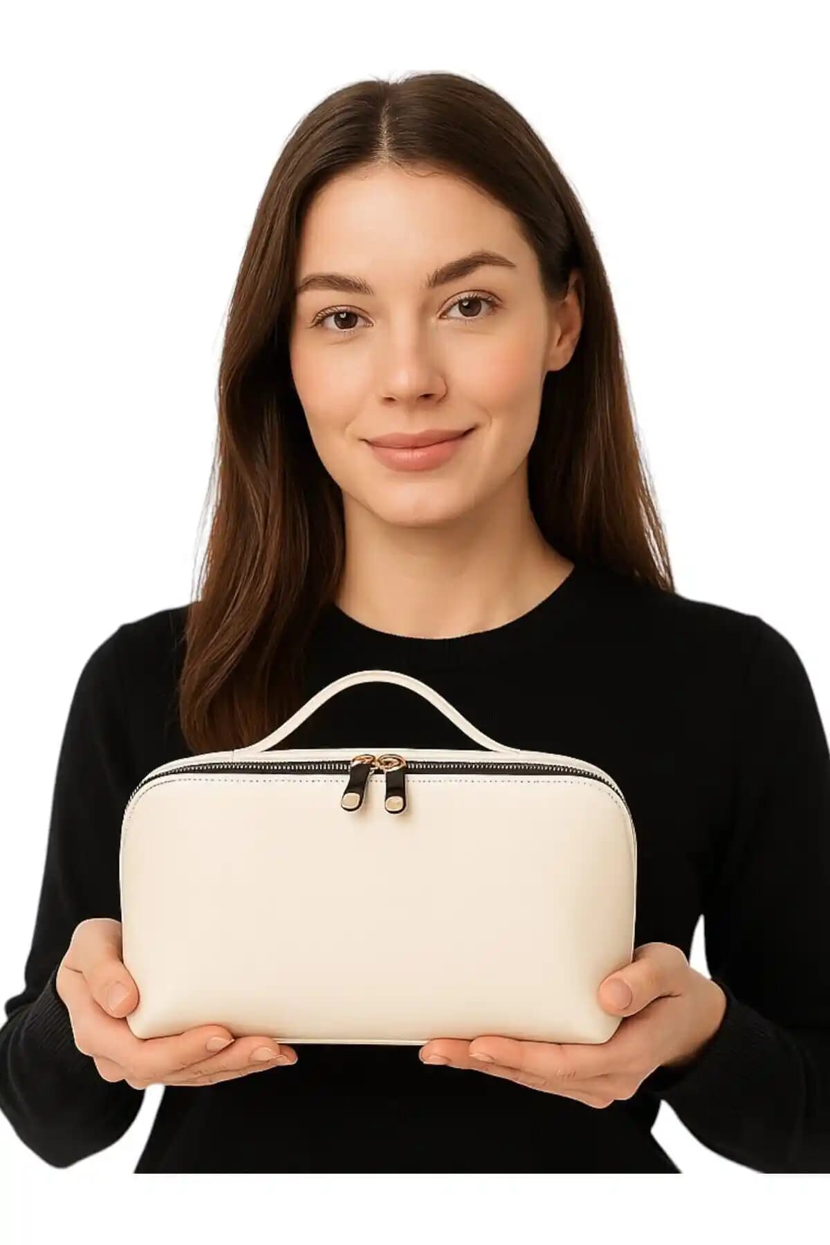 3 Makyaj Çantası ve UYDEE Taba Deri Kadın Makyaj Çantası Karşılaştırması