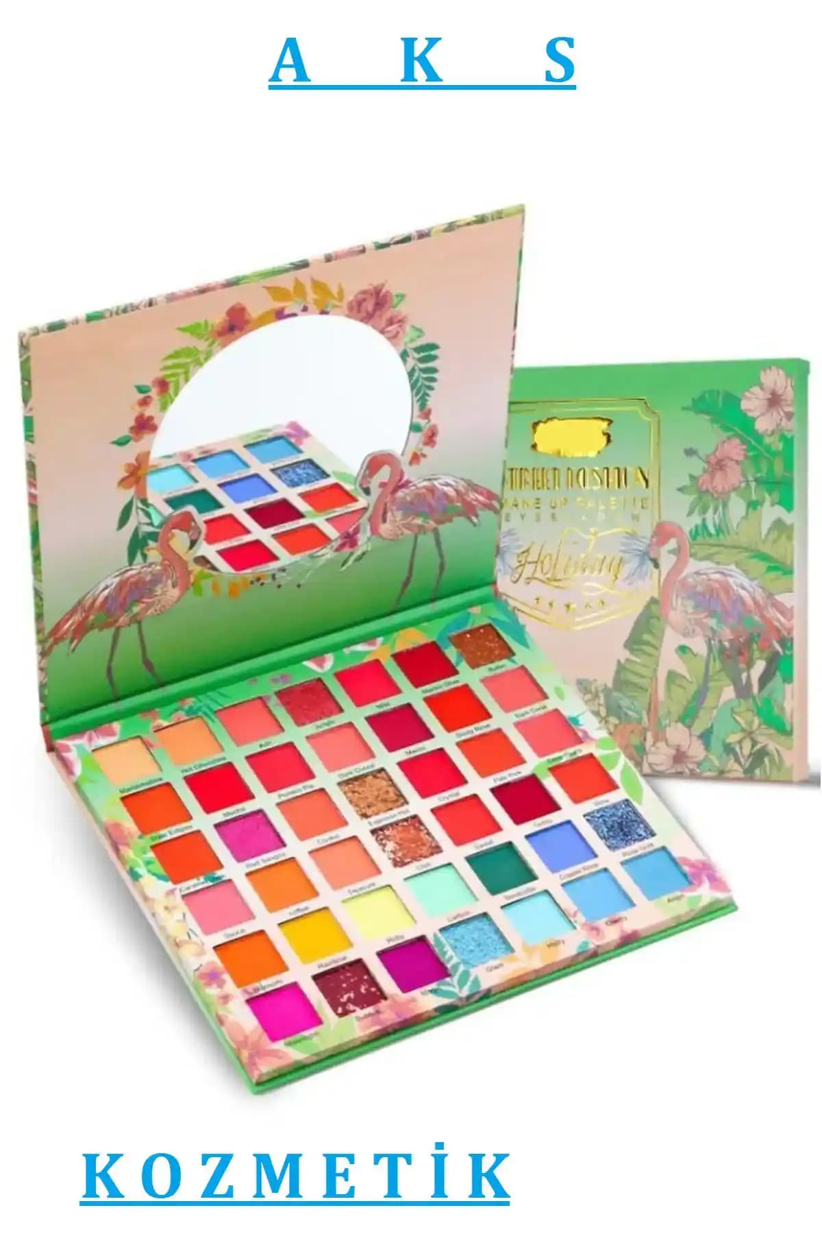 Aks Kozmetik ve Lady Beauty Flamingo Holiday Makyaj Paleti Karşılaştırması