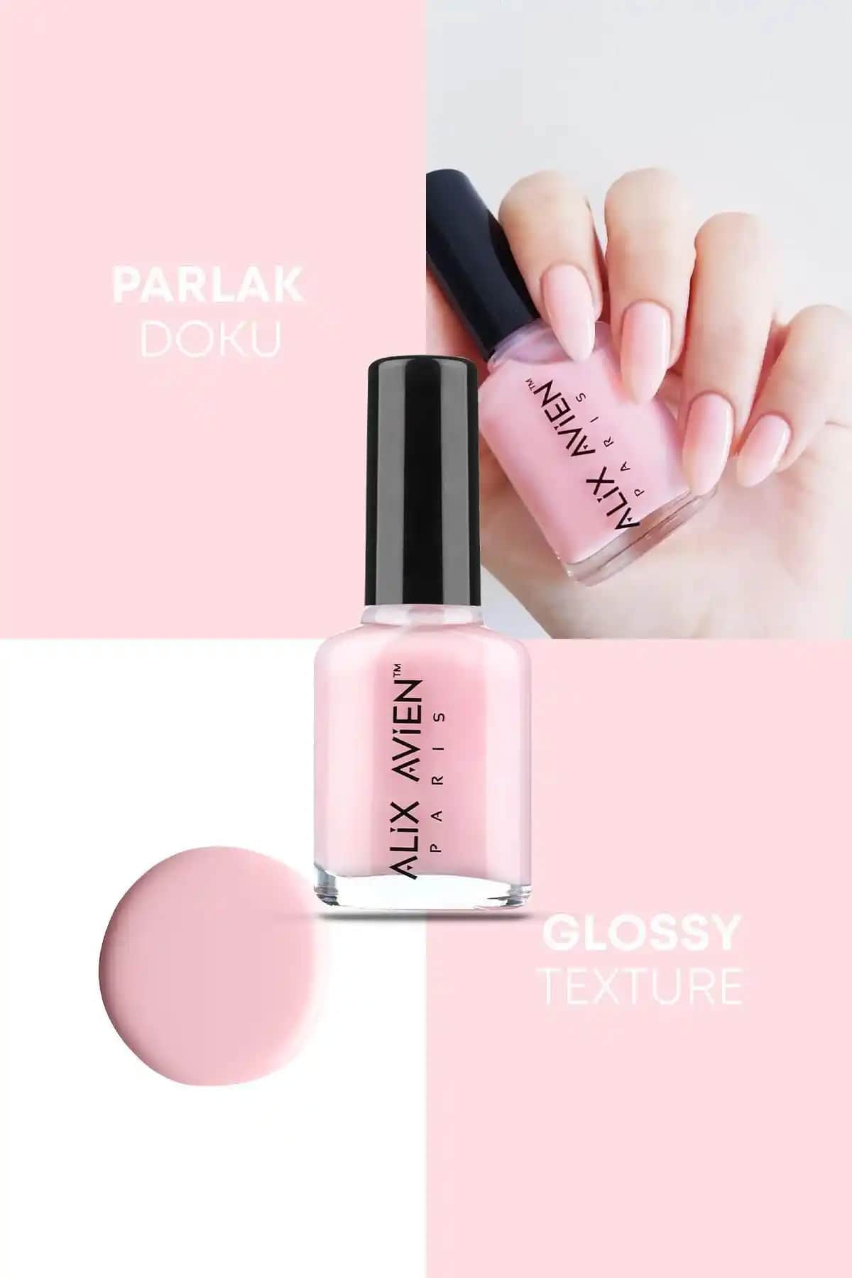 Alix Avien Açık Pembe Oje ve Flormar Maxi Brush 427 Sandstone Karşılaştırması