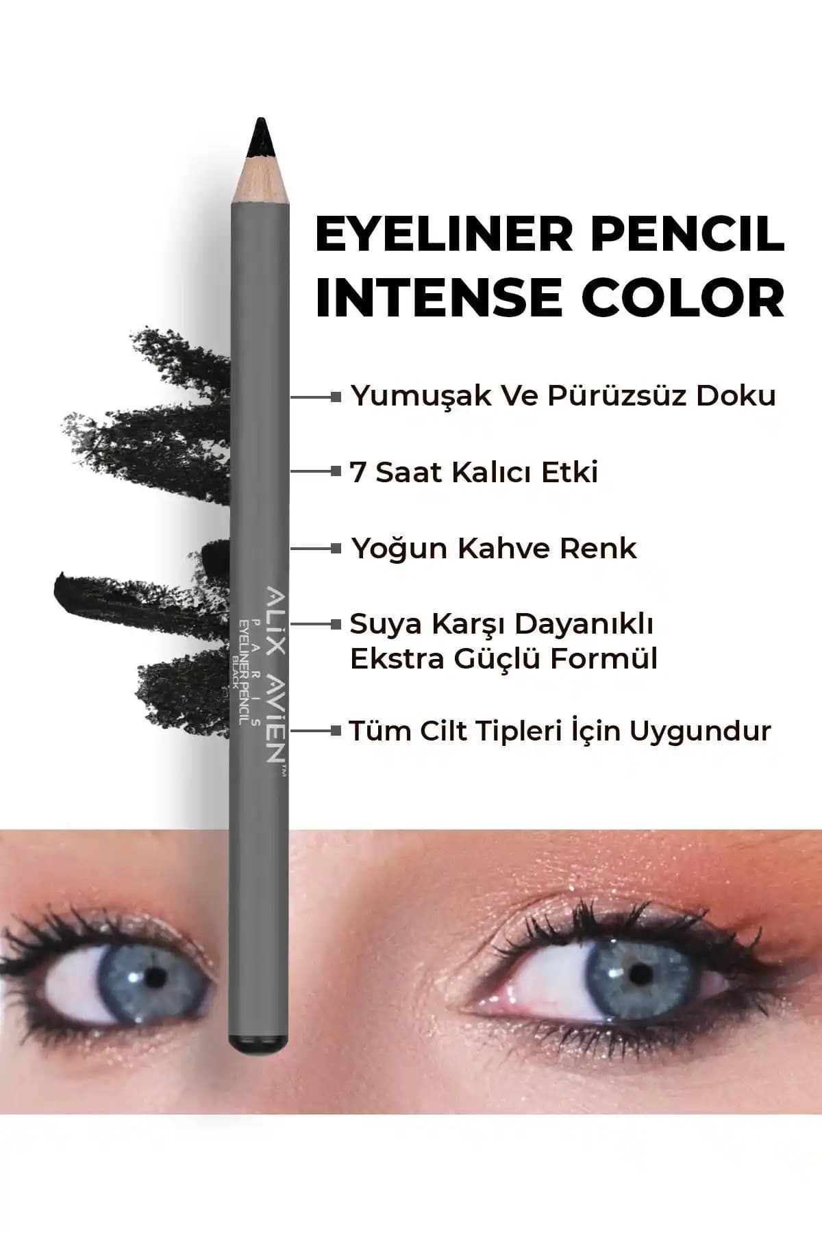 Alix Avien Siyah ve Suya Dayanıklı Siyah Göz Kalemi Karşılaştırması