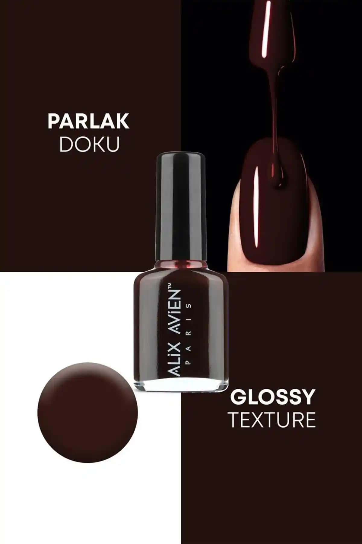 Alix Avien Vişne Rengi Oje ve Pastel Oje Pure 4'lü 77 Set Karşılaştırması