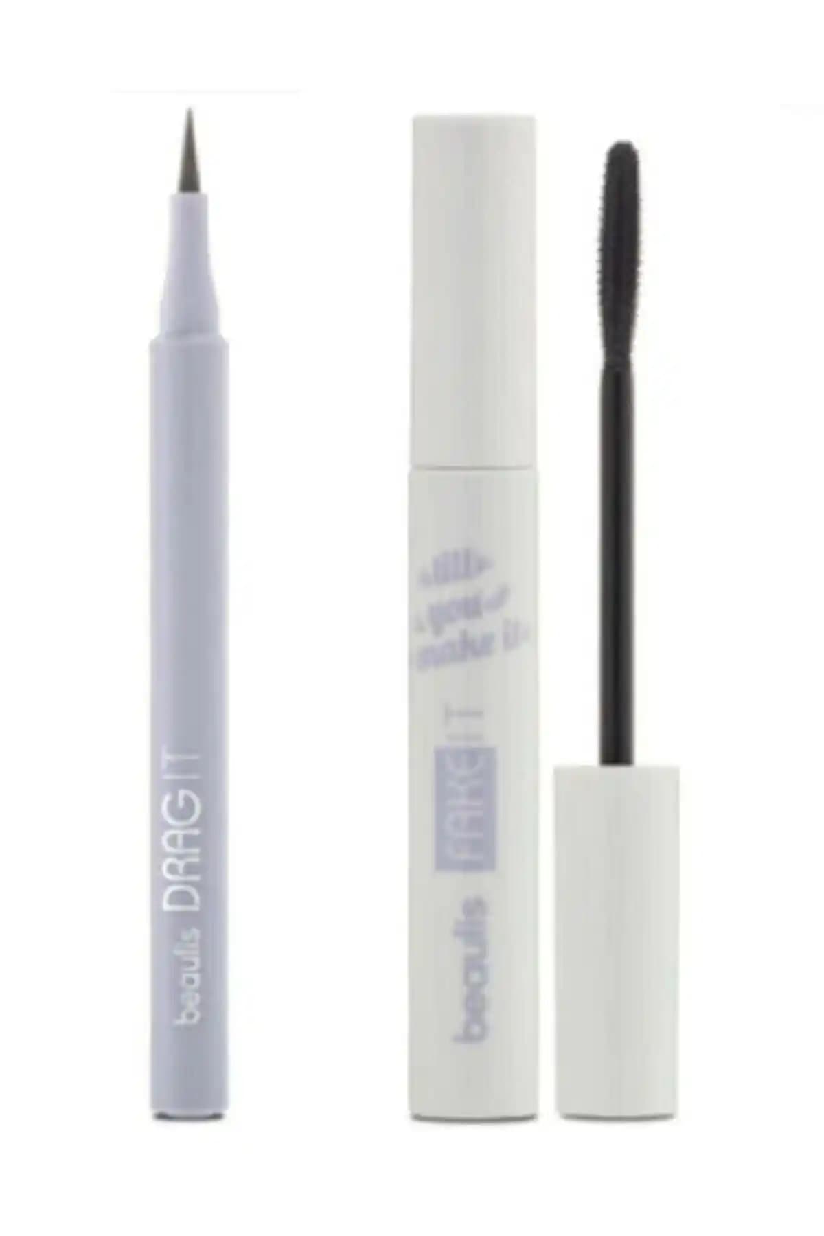 Beaulis Drag It Keçe Uçlu Eyeliner ve Fake It Maskara ile Göz Makyajında Fark Yaratın
