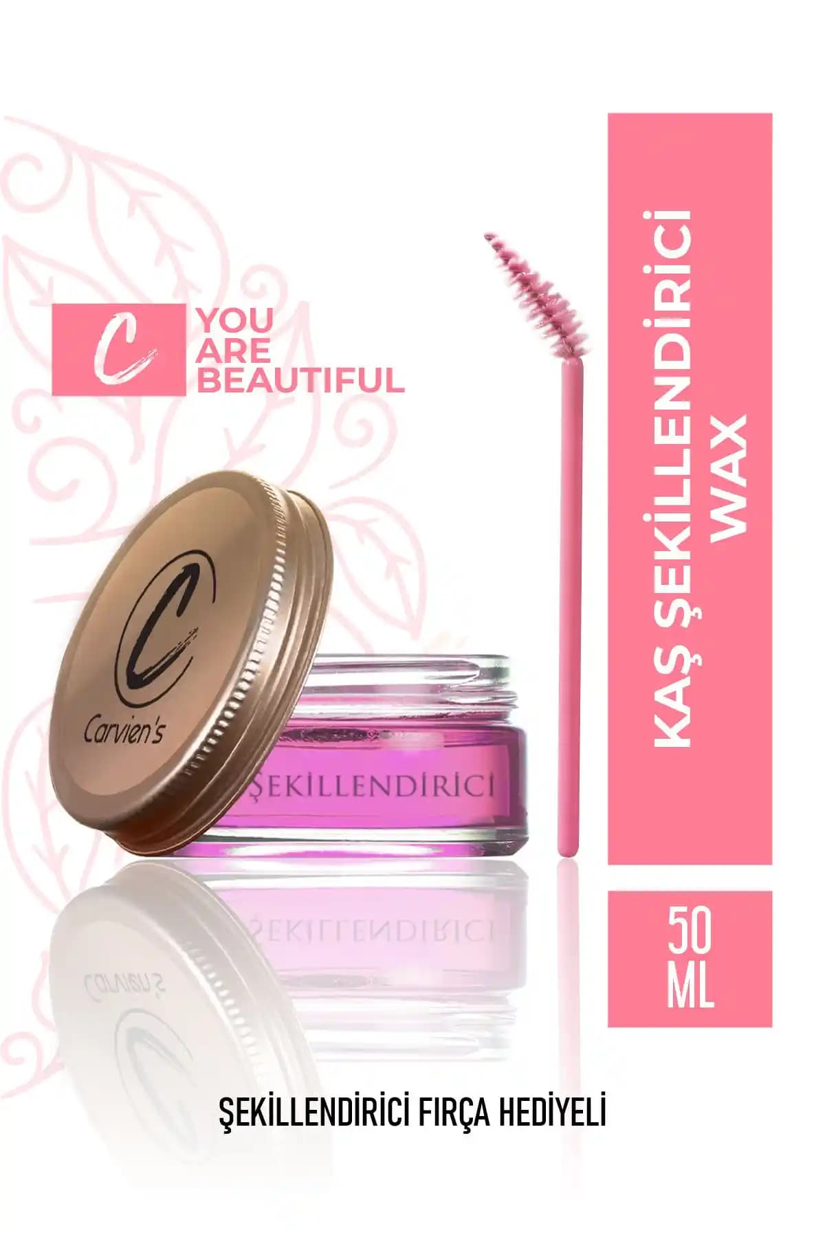 Carvien's Kaş Şekillendirici Sabitleyici Wax ile Mükemmel ve Uzun Süre Kalıcı Kaşlar