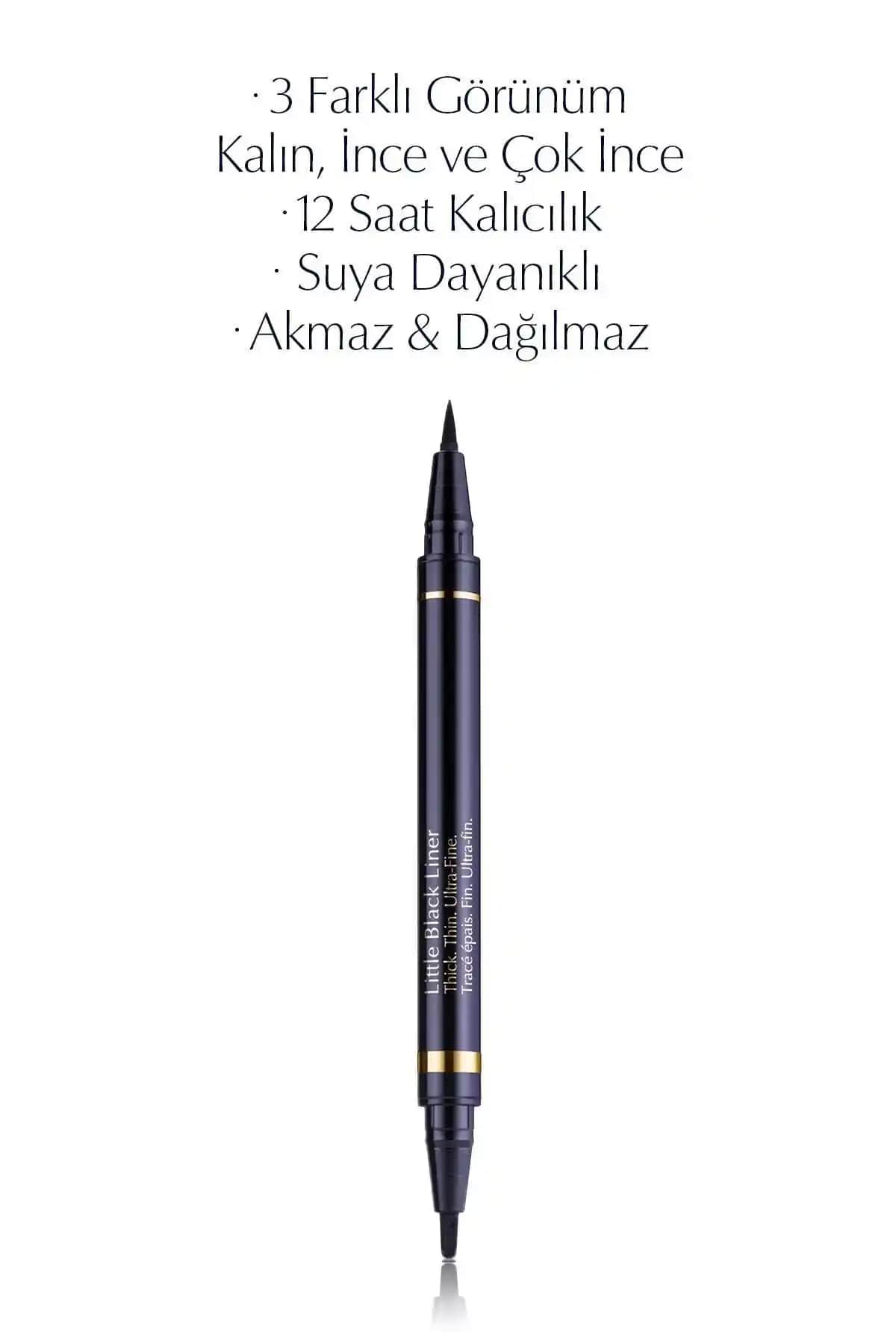 Estée Lauder Siyah Likit Eyeliner: Dayanıklı ve Kullanışlı Çift Taraflı Göz Kalemi