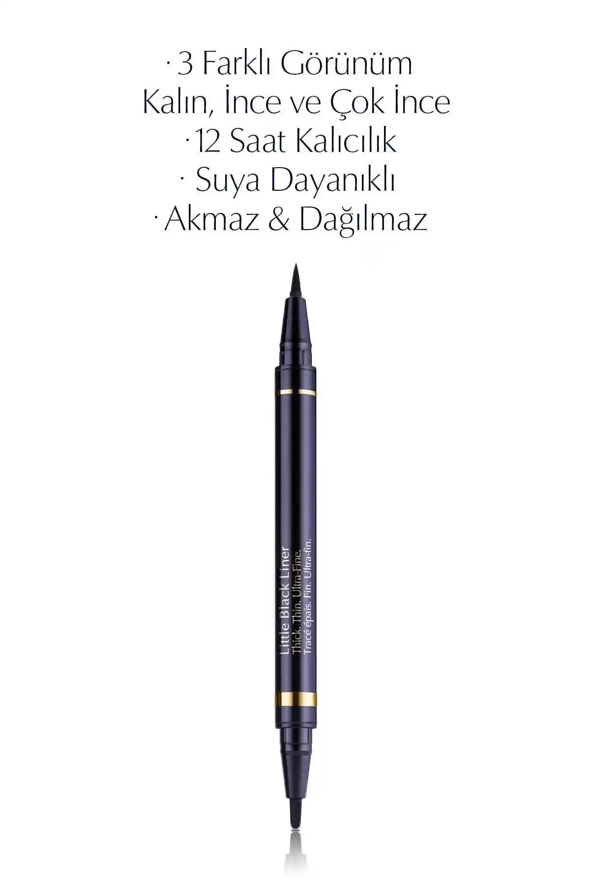 Estée Lauder Siyah Likit Eyeliner: Dayanıklı ve Kullanışlı Çift Taraflı Göz Kalemi