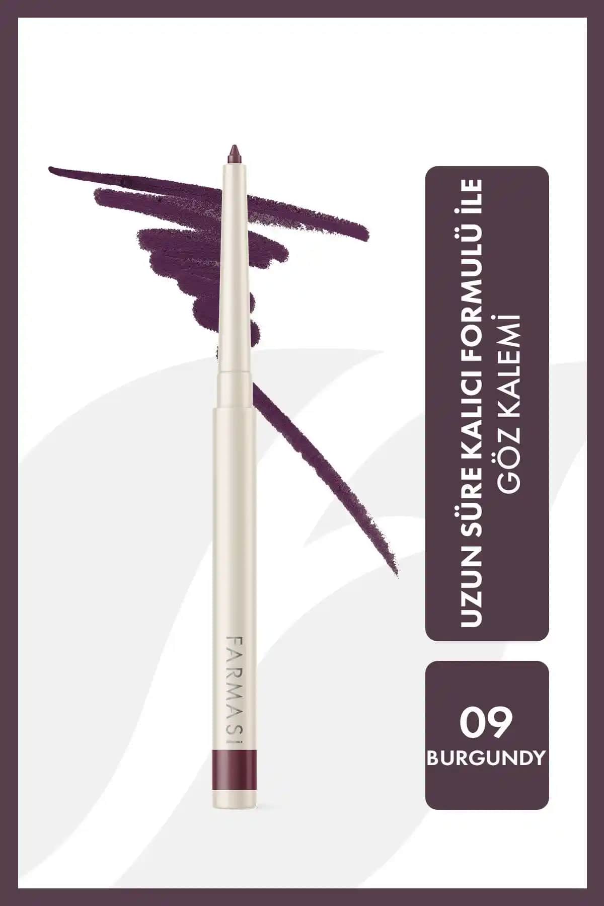 Farmasi Asansörlü Göz Kalemi 09 Burgundy: Kaliteli ve Dayanıklı Makyaj İçin Ideal Seçenek