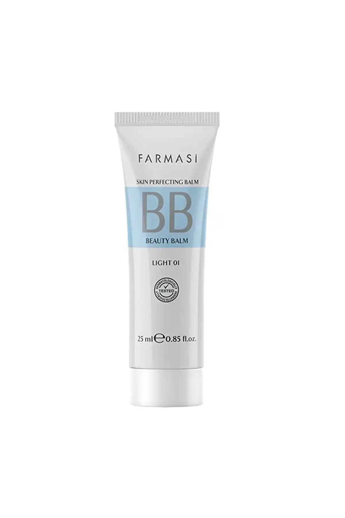 Farmasi BB Krem 01 Light: doğal görünüm ve güneş koruması sağlayan hafif makyaj ürünü