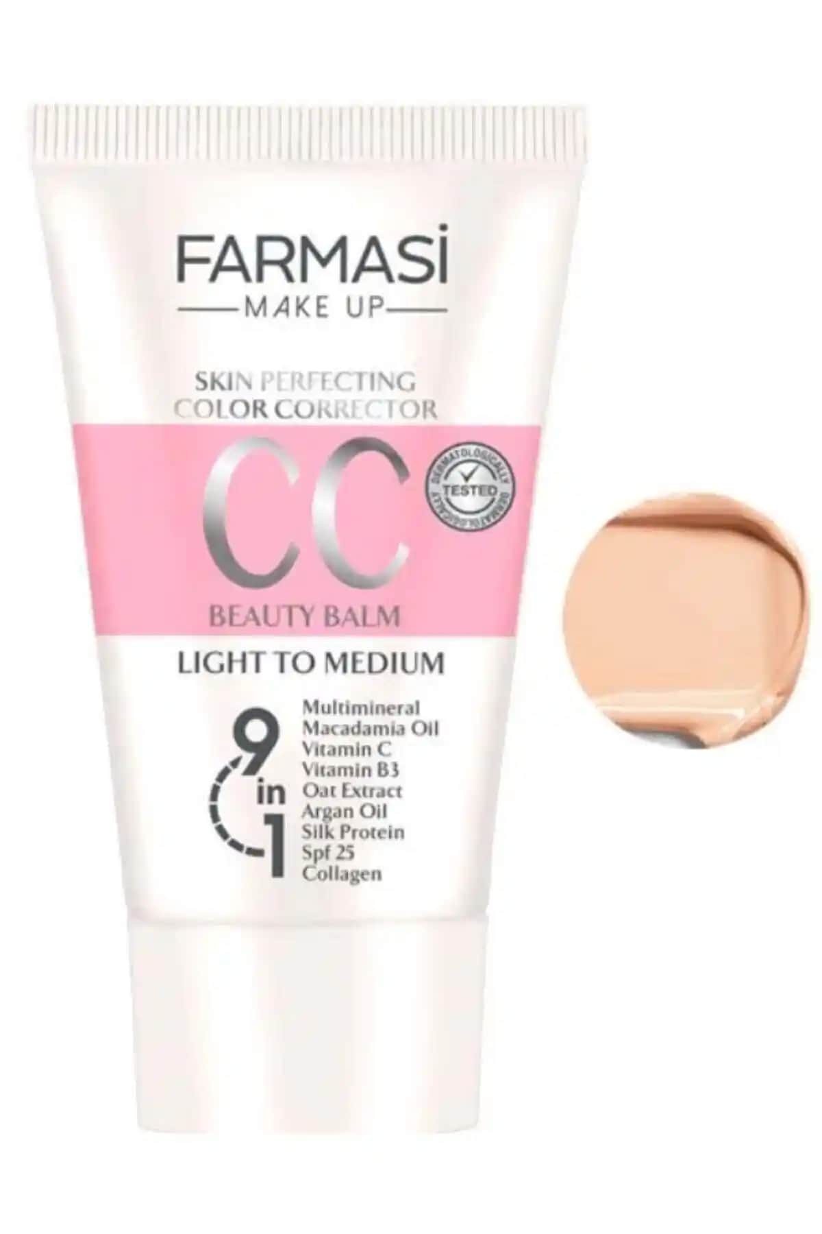 Farmasi CC Krem Açıktan Ortaya 50 ml: Günlük Kullanım İçin Yüksek Kapatıcılık ve Koruma Sağlar