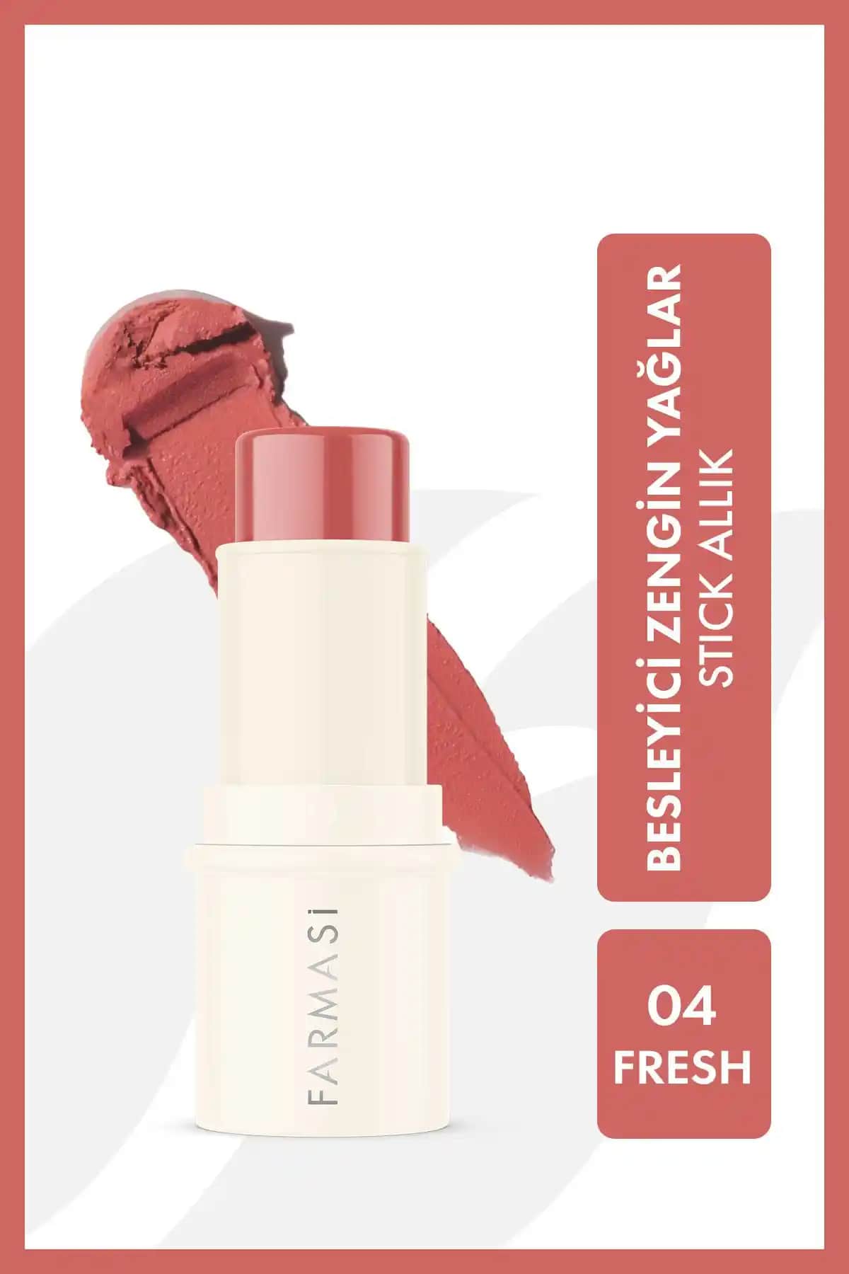 Farmasi Stick Allık 04 Fresh: Doğal ve Kalıcı Renklerle Pratik Makyaj Ürünü