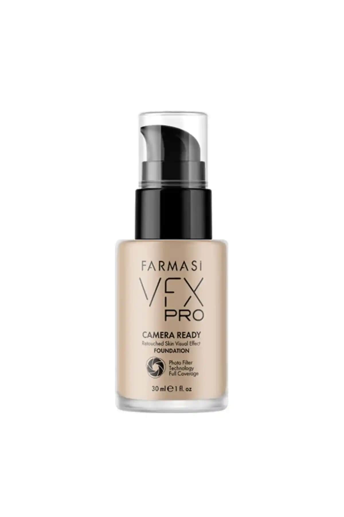 Farmasi Vfx Pro Fondöten Cashmere 30 Ml Yüksek Kapatıcılık ve Doğal Mat Görünüm