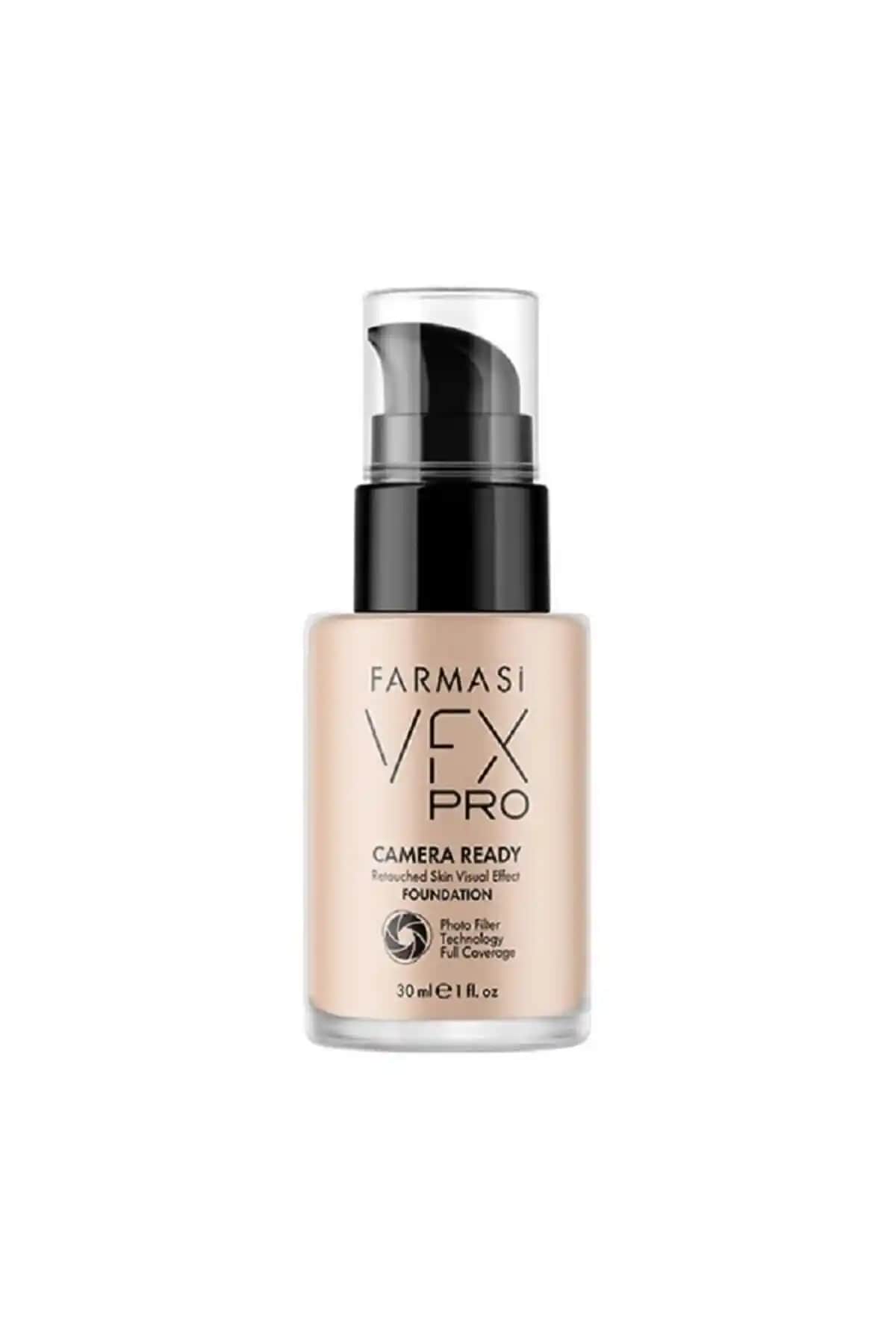 Farmasi Vfx Pro Kamera Hazır Fondöten Porcelain 30ml doğal ve yüksek kapatıcılık sağlayan ürün