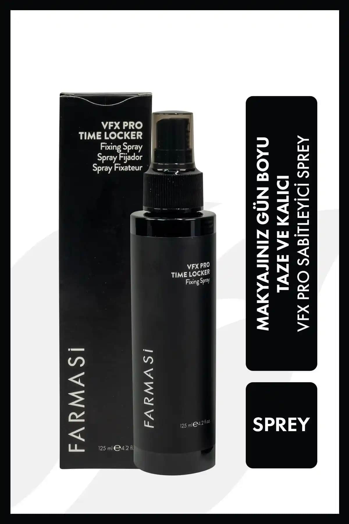 Farmasi Vfx Pro Sabitleyici Sprey 125 ml ile Makyajınızı Gün Boyu Taze ve Kalıcı Tutun