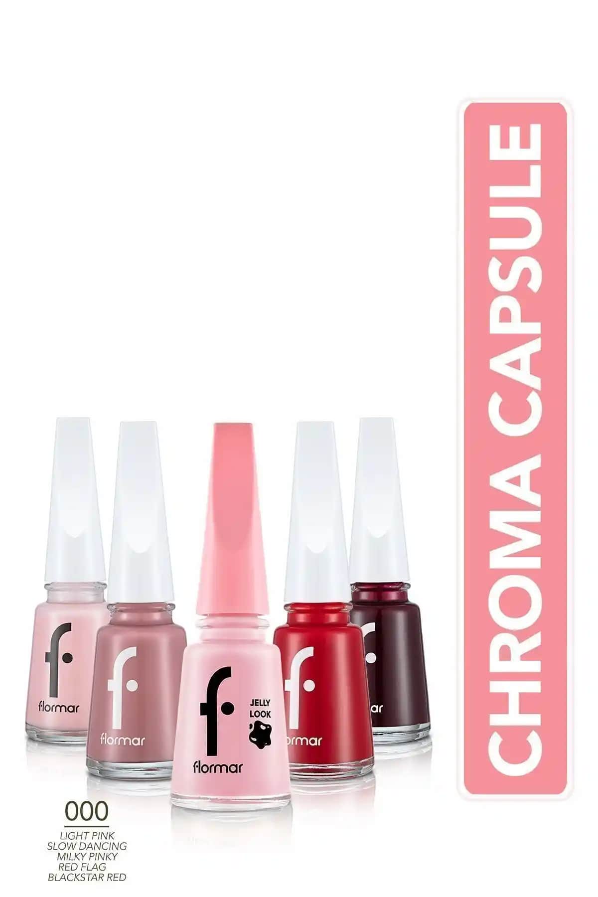 Flormar Chroma Capsule Makyaj Seti Renkli ve Dayanıklı Oje Koleksiyonu