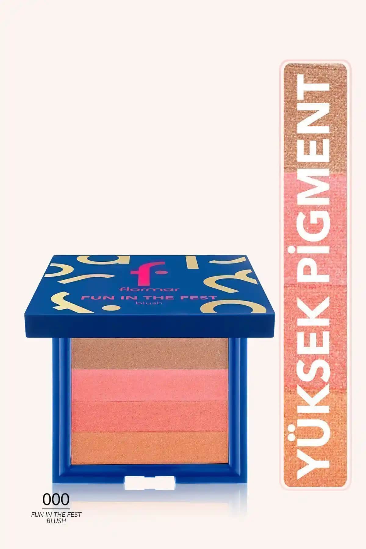 Flormar Festival Spirit Blush-on Yoğun Pigmentli Işıltılı Allık (75-90 karakter)