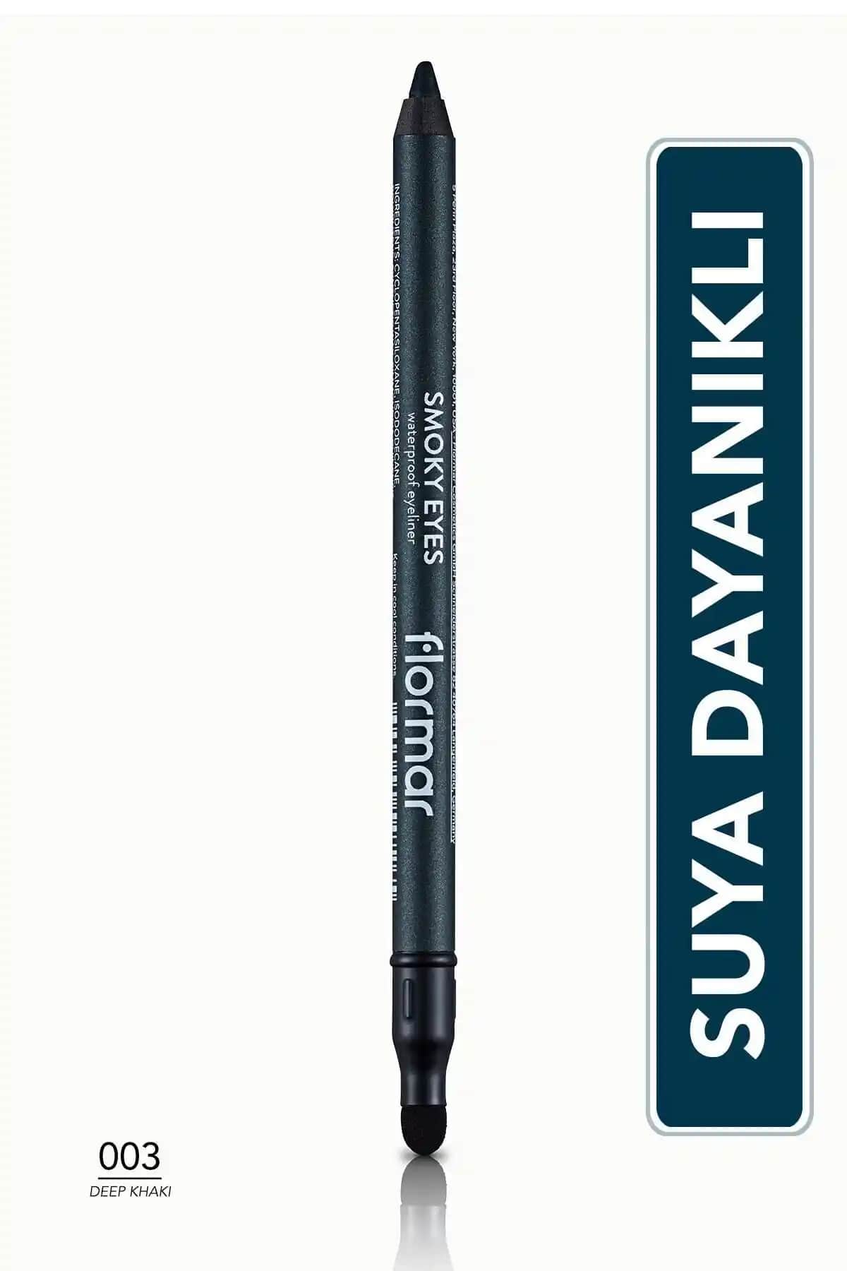 Flormar Göz Kalemi Deep Khaki: Suya Dayanıklı, Mat Bitişli ve Uzun Süre Kalıcı