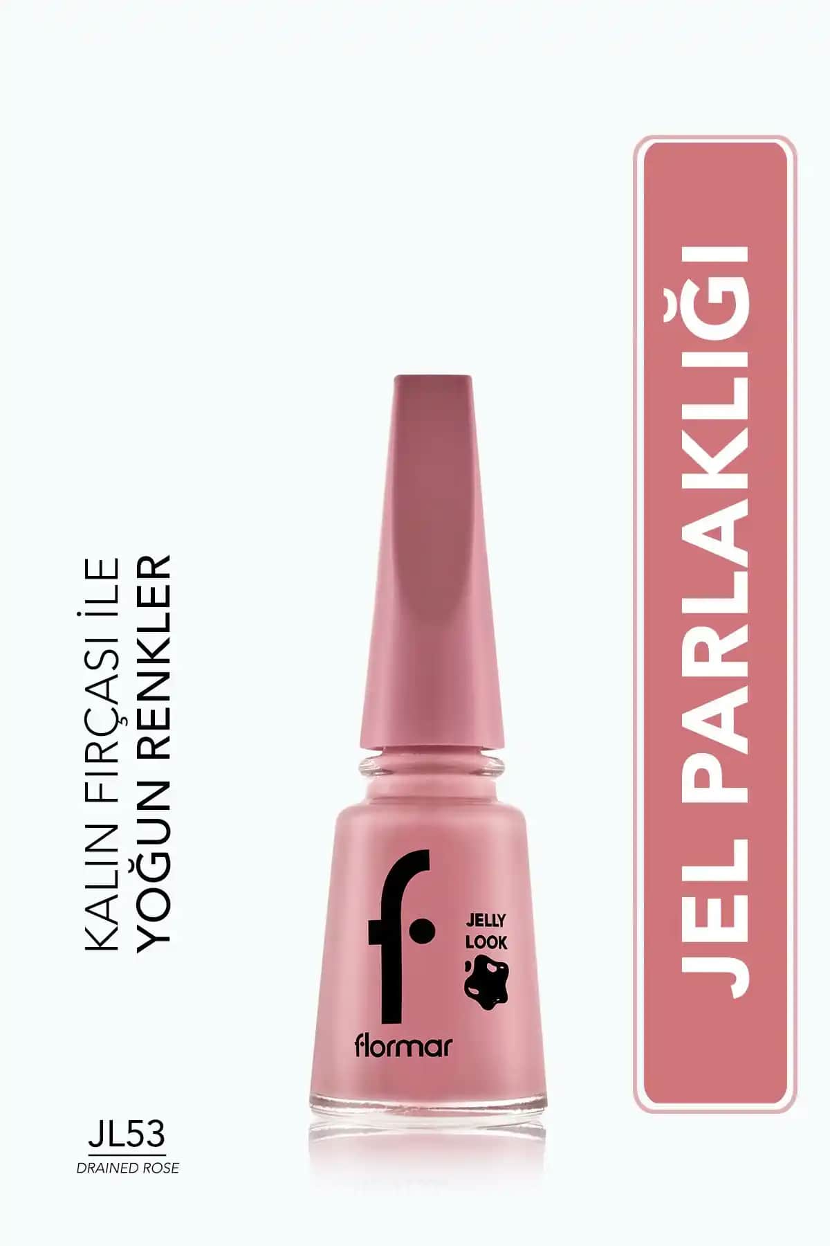 Flormar Jel Görünümlü Parlak Oje ve Light Grey Oje Karşılaştırması