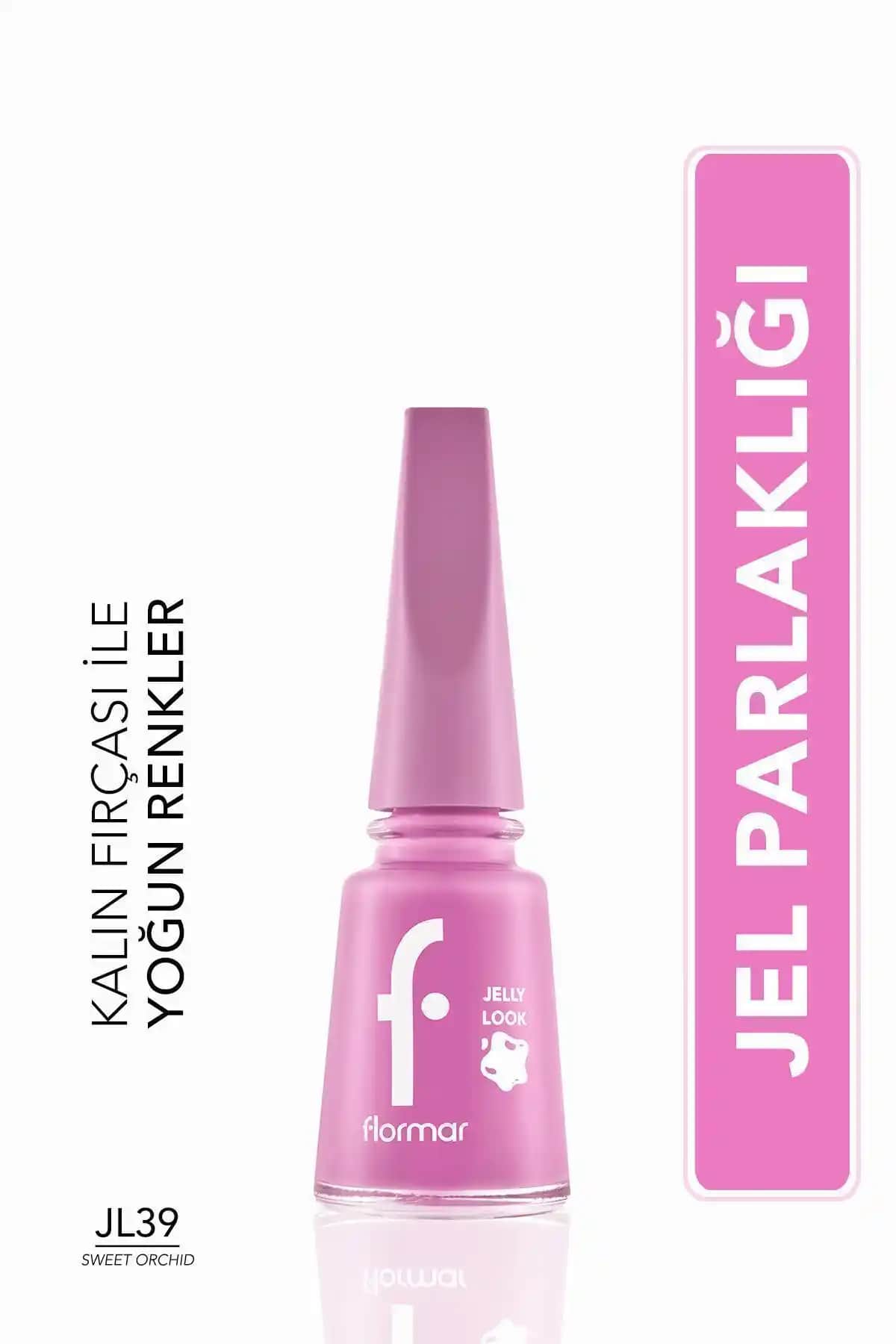 Flormar Jelly Look Renkli ve Parlak Tırnaklar İçin Kaliteli Oje Serisi Özellikleri