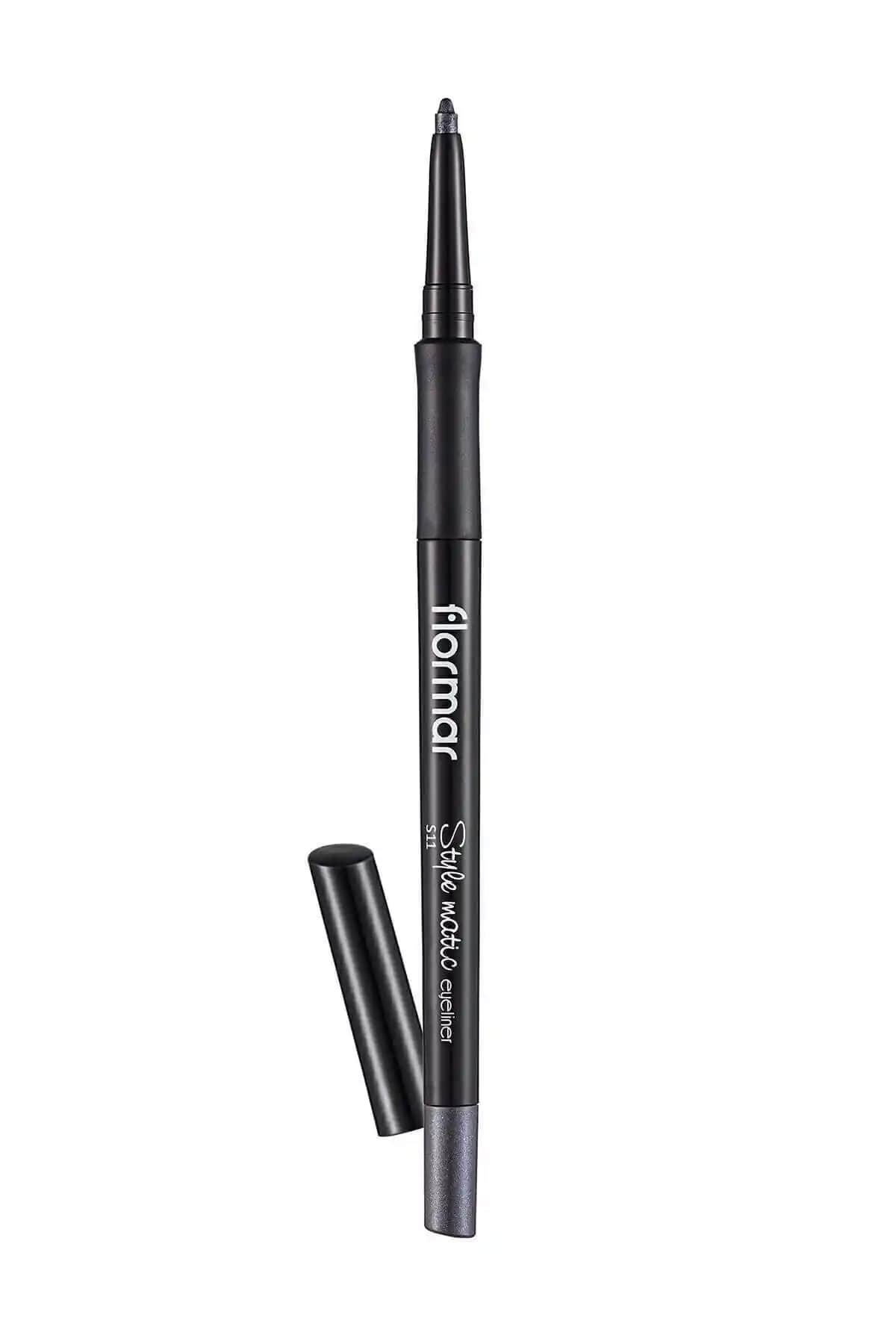 Flormar Koyu Gri Eyeliner ve Yeşil Göz Kalemi Karşılaştırması