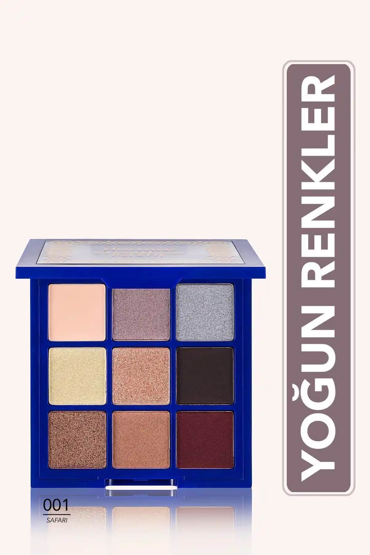 Flormar Mat & Işıltılı Far Paleti Safari Mena ile Gözlerde Çarpıcı Etkiler